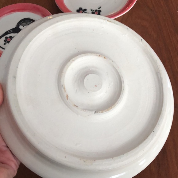 Set of three handmade pottery plates - Picture 8 of 8